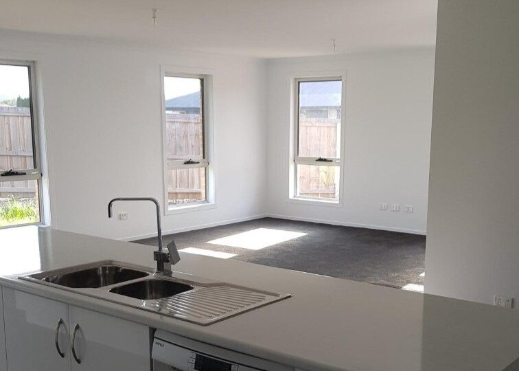 Interior walls and ceiling painted in a new build, by BPM Group